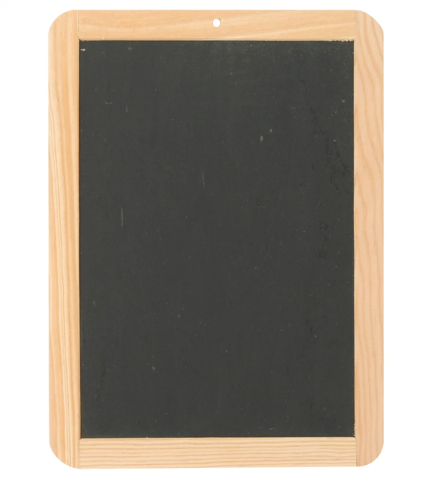 GOKI Bartl Schiefertafel ohne Linien mit Holzrahmen 29,5x21,8x1 cm für Griffel