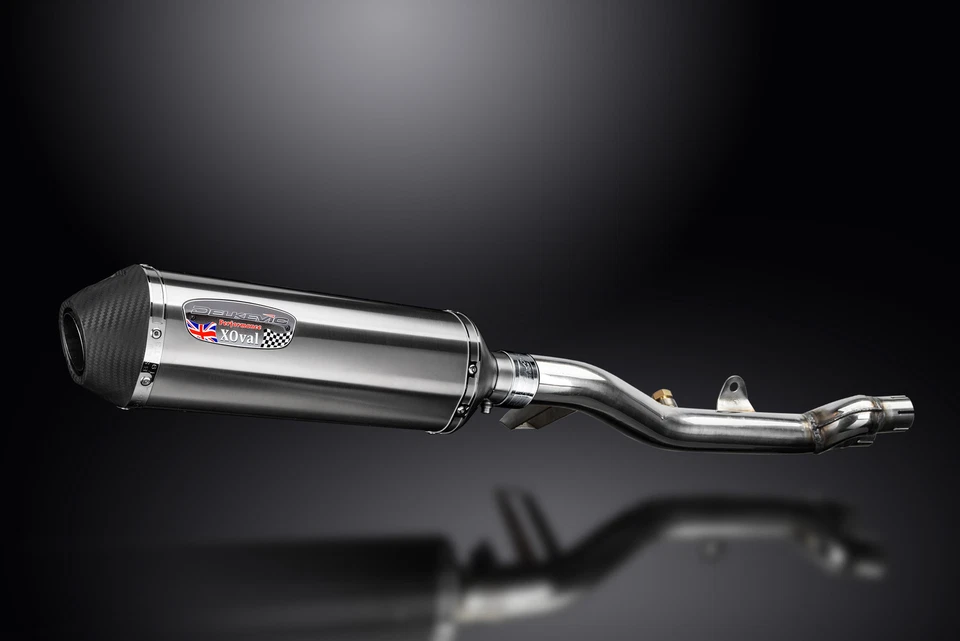 Honda NT700V Deauville 2006-15 Slip On 13.5" XOval Stainless Exhaust Muffler Kit - Image 3 of 4