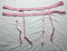 Strappy Soft Pink Garterbelt - Size 2X