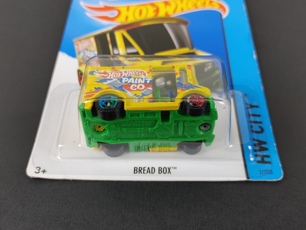 2x Lot Bread Box Delivery Work Truck Yellow & Blue #7/250 #13/240