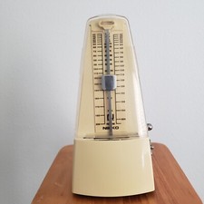 NIKKO Standard Metronome Ivory 221 Japan, for Piano Guitar Bass Drum Violin