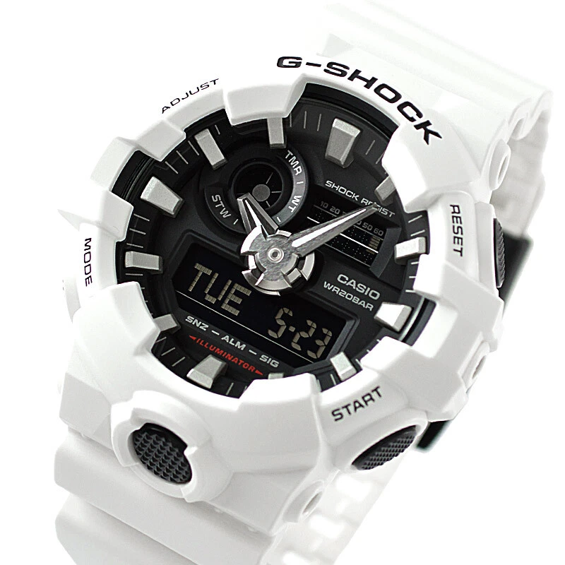 G shock ga700 shop white