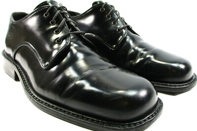 To Boot New York Adam Derrick made in Italy black leather 10M cap toe oxfords TO BOOT NEW YORK ADAM DERRICK Long Wingtip Black Leather  main image 3