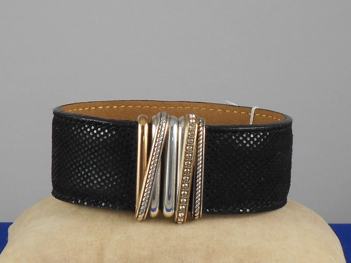 Brighton black hotsell leather bracelet