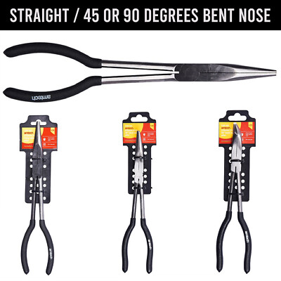 HEAVY DUTY 280mm COMBINATION LONG NOSE NEEDLE PLIERS SET HOBBY CRAFTS PLIER TOOL