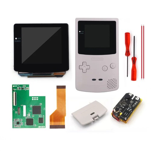 Type C Rechargeable OLED / AMOLED Screen Touch Laminated Drop in For GBC GameBoy - Picture 30 of 43