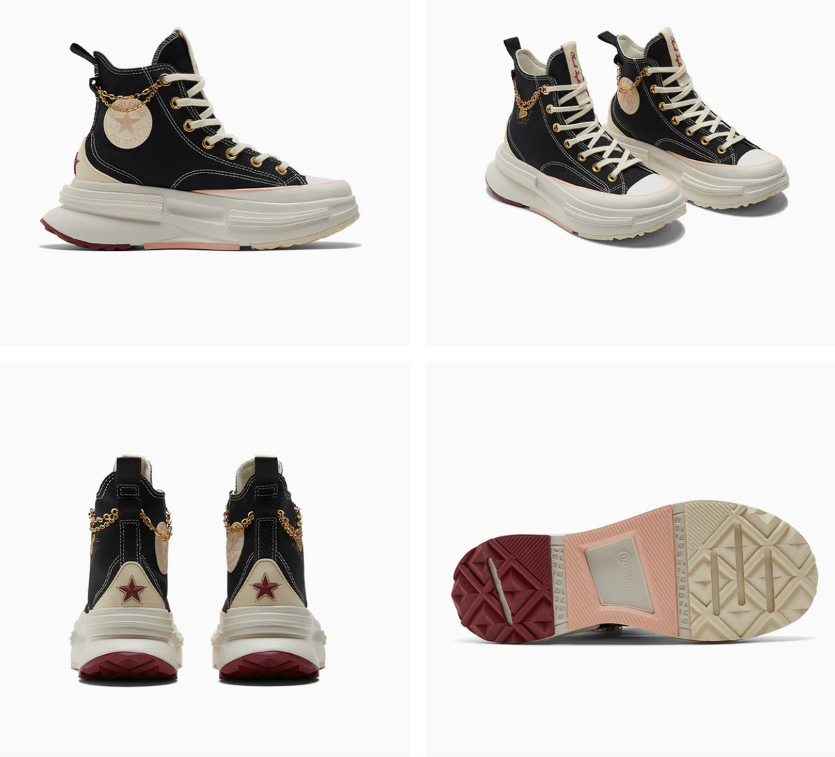 NEW Women's CONVERSE Run Star Legacy CX Heart Valentines Day Shoes