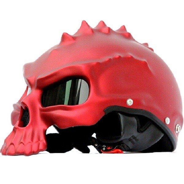 Motorcycle Skull Helmet Vantage 1/2 Half Face Helmets with