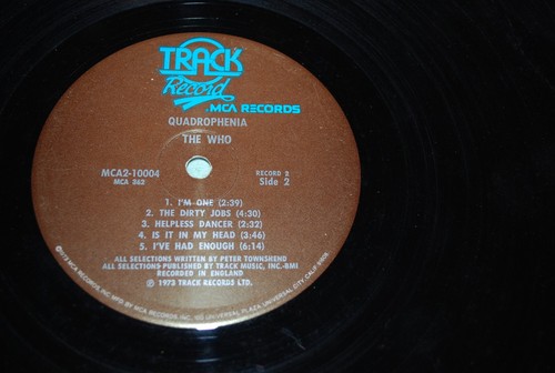 THE WHO QUADROPHENIA LP VINYL RECORD ALBUM - Picture 2 of 5