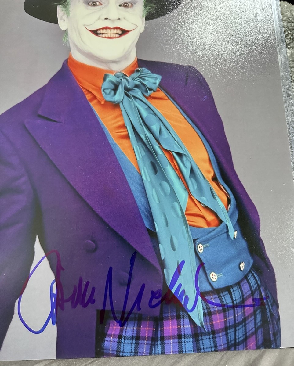 JACK NICHOLSON SIGNED BATMAN PHOTO 11x14 AUTOGRAPH THE JOKER PSA