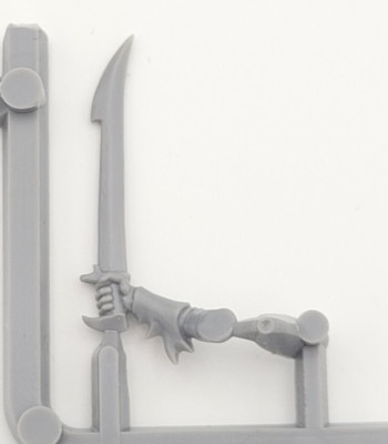 Warhammer Tabletop BITZ BITS :  Dunkelelfen Schwert MIT ARM - Kommandoabteilung