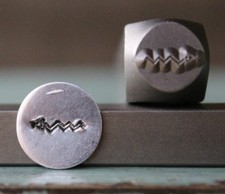 SUPPLY GUY 8mm Southwest Snake Metal Punch Design Stamp SGCH-107