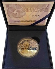 Moneta Dali 10 Euro Argento SPAGNA 2021 SALVADOR DALÍ PROOF SILVER COIN Ag RARA