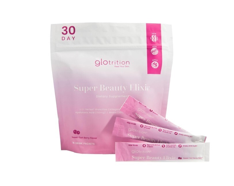 Glotrition Super Beauty Elixir - Collagen Peptides Powder for Skin, Hair & Nail