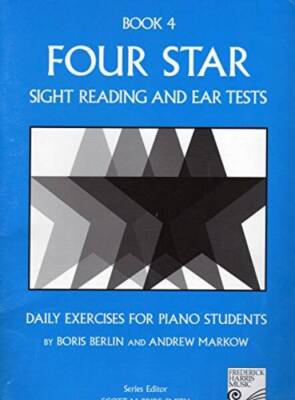 Four Star Sight Reading and Ear Tests, Book 4: Daily Exercises for  - ACCEPTABLE