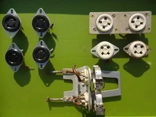 Amphenol, Chicago, etc. 4-pin Tube Sockets