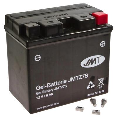 JMT Gel Batterie YTZ7S 12 V 6 Ah 130 A 114 x 71 x 106 mm