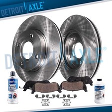 Front Disc Rotors Ceramic Brake Pads For 1990-1993 Acura Integra Honda Civic