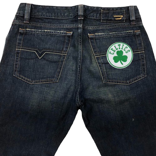 Wholesale Boston Celtics White Blackground Logo Size 2.8"x2.8" Sew Iron on Patch - Picture 8 of 12