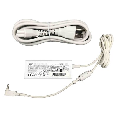 Open Box Acer Chromebook CB3-111 CB3-131 CB5-132T AC Adapter Charger & Cord 45W