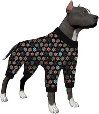 LovinPet Dog PJs Polyester-Blend Snowflake Skin Protection Winter for M-3XL Dogs