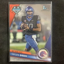 2023 Bowman U Chrome Base #14 Taylen Green - Boise State
