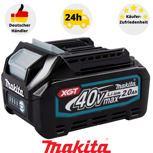 Makita BL4020 Akku 191L29-0 40 V / 2,0 Ah Batterie Xgt Akku-Ladestandanzeige-image