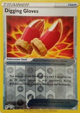 145/203 DIGGING GLOVES REVERSE HOLO EVOLVING SKIES POKEMON CARD