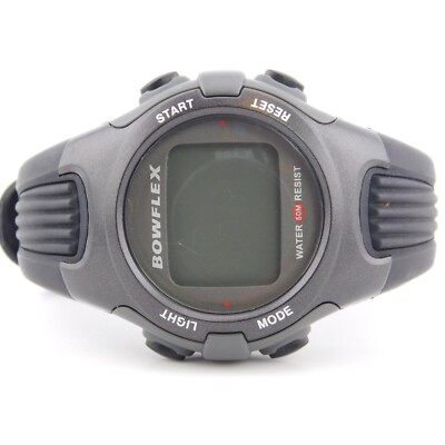 BOWFLEX Black Tone Quartz Digital Men's Watch New Battery