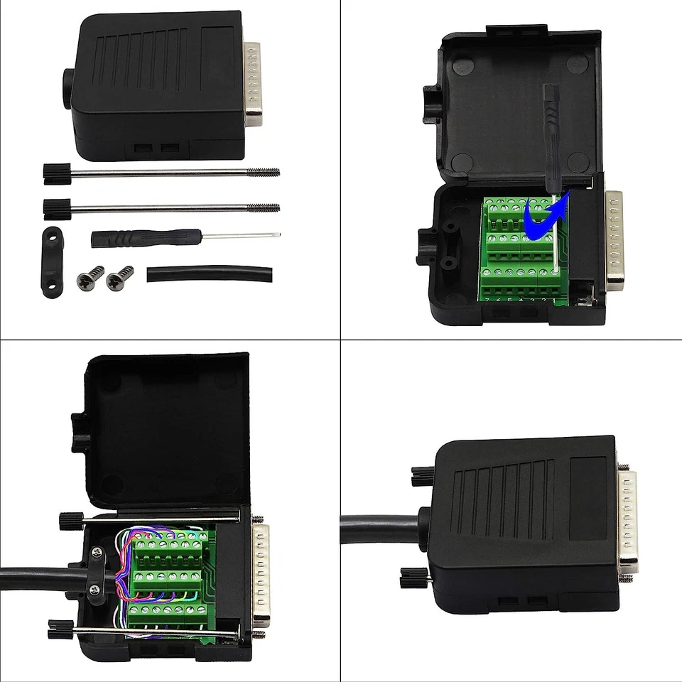 CERRXIAN DB25 Breakout Board DB25 Male D-SUB Connector to DB25 Screw  - Image 4 of 4