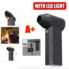 Compressed Air Duster Mini Blower with LED Light, 130,000 RPM, 4 Speed New