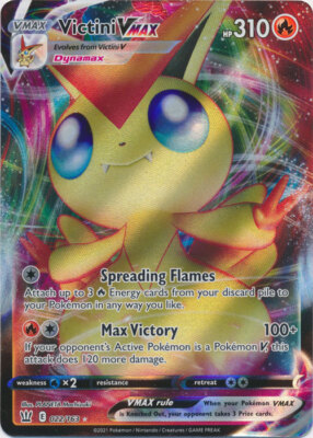 Victini VMAX - 022/163 Ultra Rare Battle Styles NM Pokemon TCG