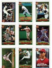 1991 Topps Baseball Trading Cards You Pick / Choose From List #s 1 - 200 / mb48