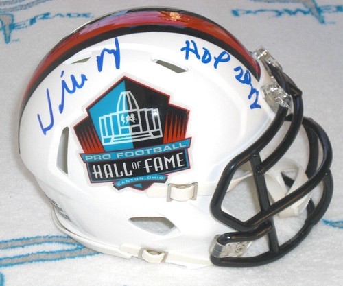 WILLIE ROAF SIGNED AUTOGRAPHED HALL of FAME RIDDELL MINI HELMET Saints - Chiefs