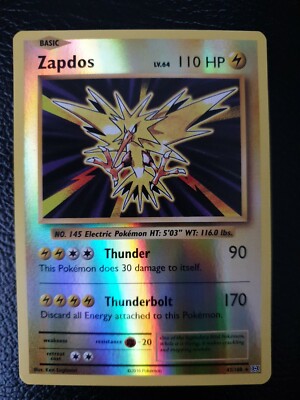 Pokemon Zapdos Reverse Holo- 42/108 XY12 Evolutions - Englisch- NM- Holo Rare