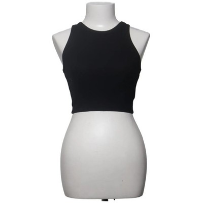 H&M, Tank­top, Größe: XS, Schwarz, Baumwolle/Elasthan, Einfarbig #e2t