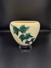 1950s Royal Copley Pottery Ivy Planter Footed MCM 4.5