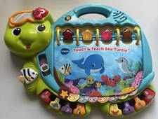 VTech Touch and Teach Sea Turtle Interactive Learning Book , Tested And Working