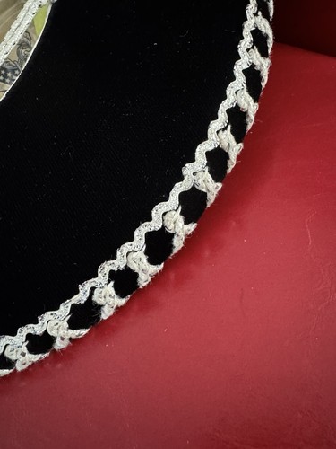 Cappello messicano Calidad nero e argento - Foto 10 di 13