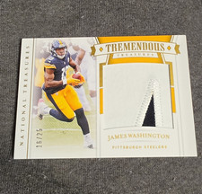 Panini 2020 National Treasures Tremendous Treasures James Washington Steelers #…