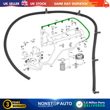 TUBO MANGUERA LÍNEA COMBUSTIBLE SE ADAPTA A MERCEDES-BENZ CLASE C CLASE E CLASE G SPRINTER 