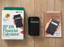 Hewlett-Packard HP-10B Business Calculator Vintage/Box - tested - working