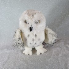 Snowy Owl Plush - Wizard by Douglas Cuddle Toys - White  Black 8  tall
