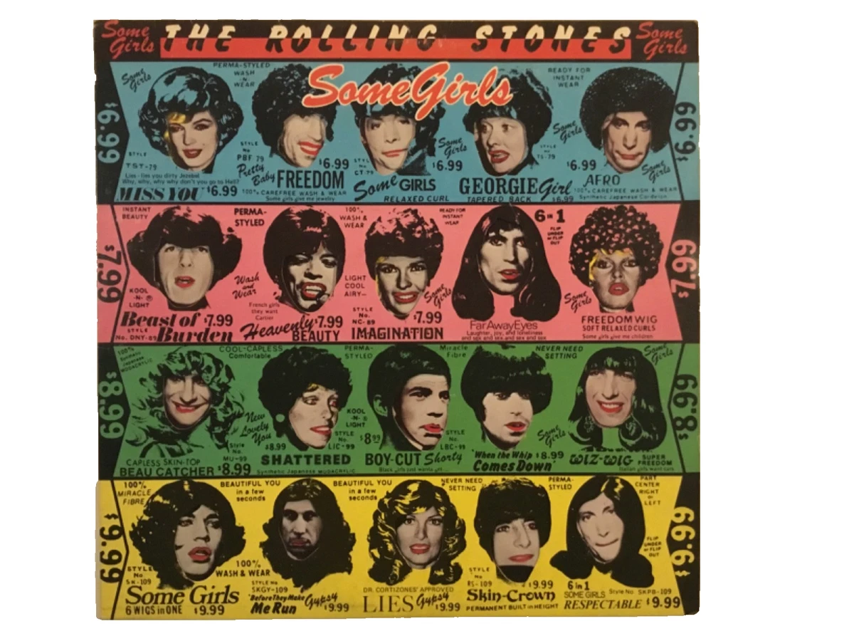 Rolling Stones / Some Girls UK盤LP The Rolling Stones – Some Girls album art - Fonts In Use