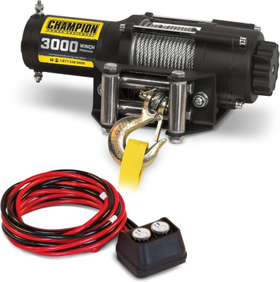 #ad Champion Power Equipment 3000 lb. ATV UTV Winch Kit $205.75
