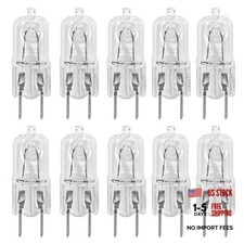 10 Pack-G8 20Watt 120V Halogen Light Bulbs T4 JCD Type 120V Bi-Pin Base