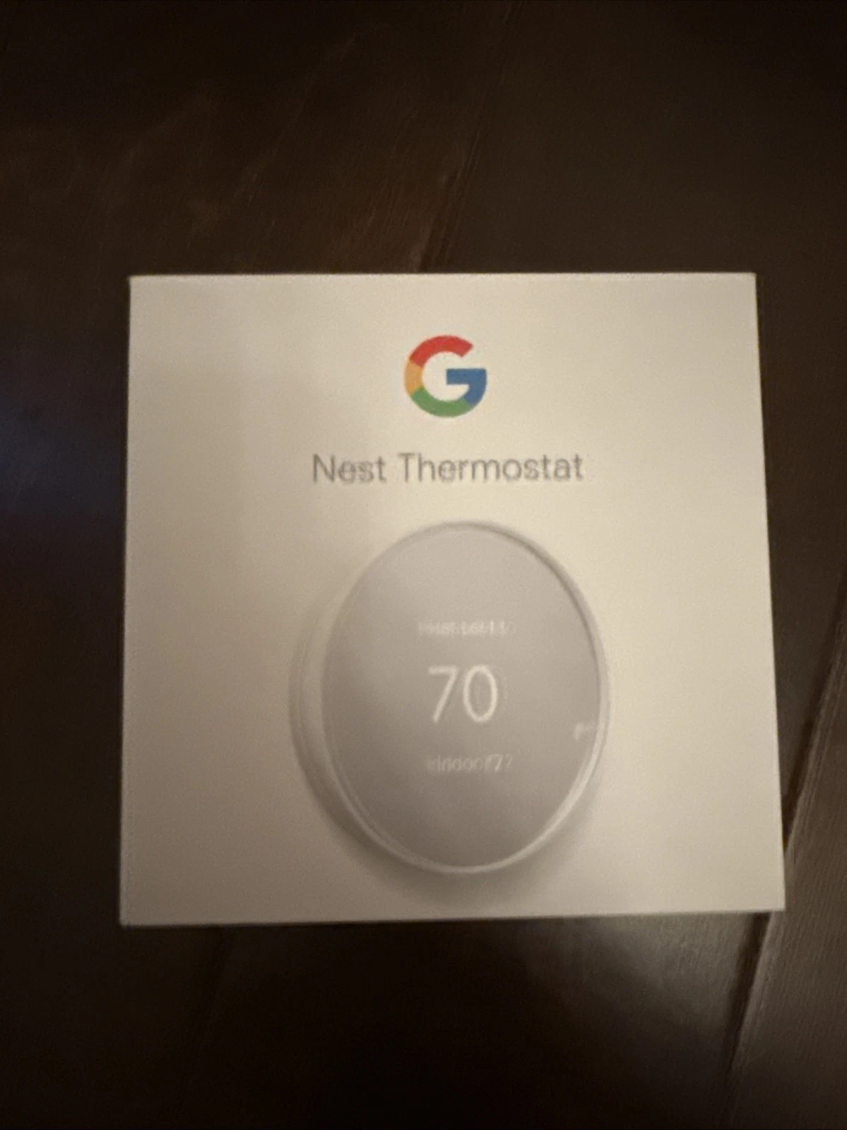 Google Nest Smart Thermostat GA01334-US WiFi Snow/White - Never Used Open box