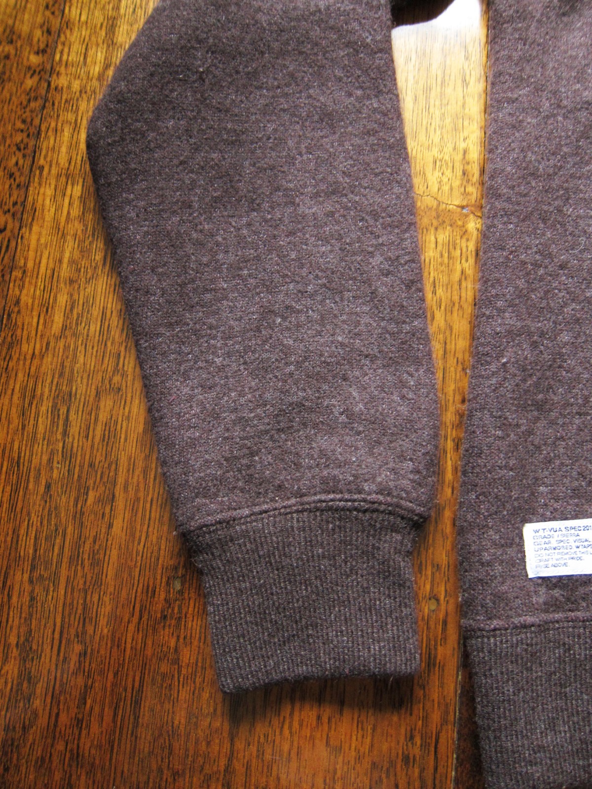 WTAPS Hellweek Brown Hooded Pullover Sweater (Siz… - image 10