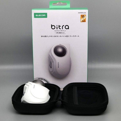 ELECOM bitra Trackball Mouse Quiet Index Finger Bluetooth 2.4GHz M-MT2MRSAWH NEW