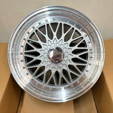 Staggered Super Rs Bbs Style 19 Wheels 19x8.519x9.5 Et3535 5x120 Cb 72.6